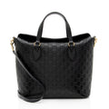 Gucci Guccissima Leather Linea A Fold Over Tote