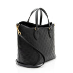 Gucci Guccissima Leather Linea A Fold Over Tote