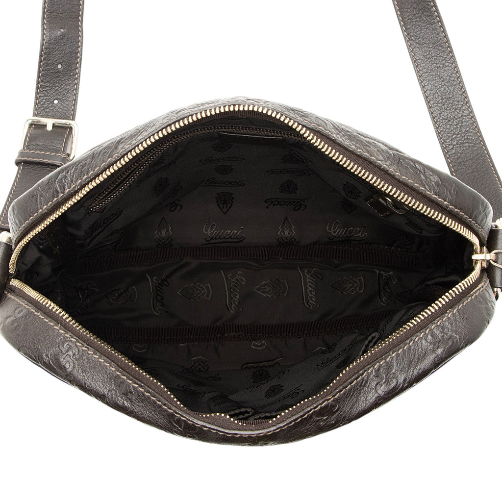 Gucci Guccissima Leather Medium Messenger (SHF-miYj5L)