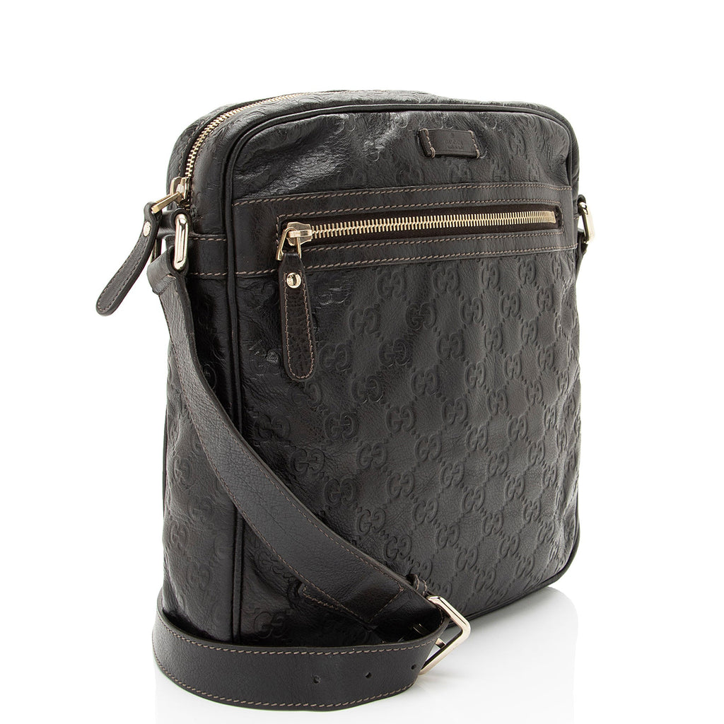 Gucci Guccissima Leather Medium Messenger (SHF-miYj5L)