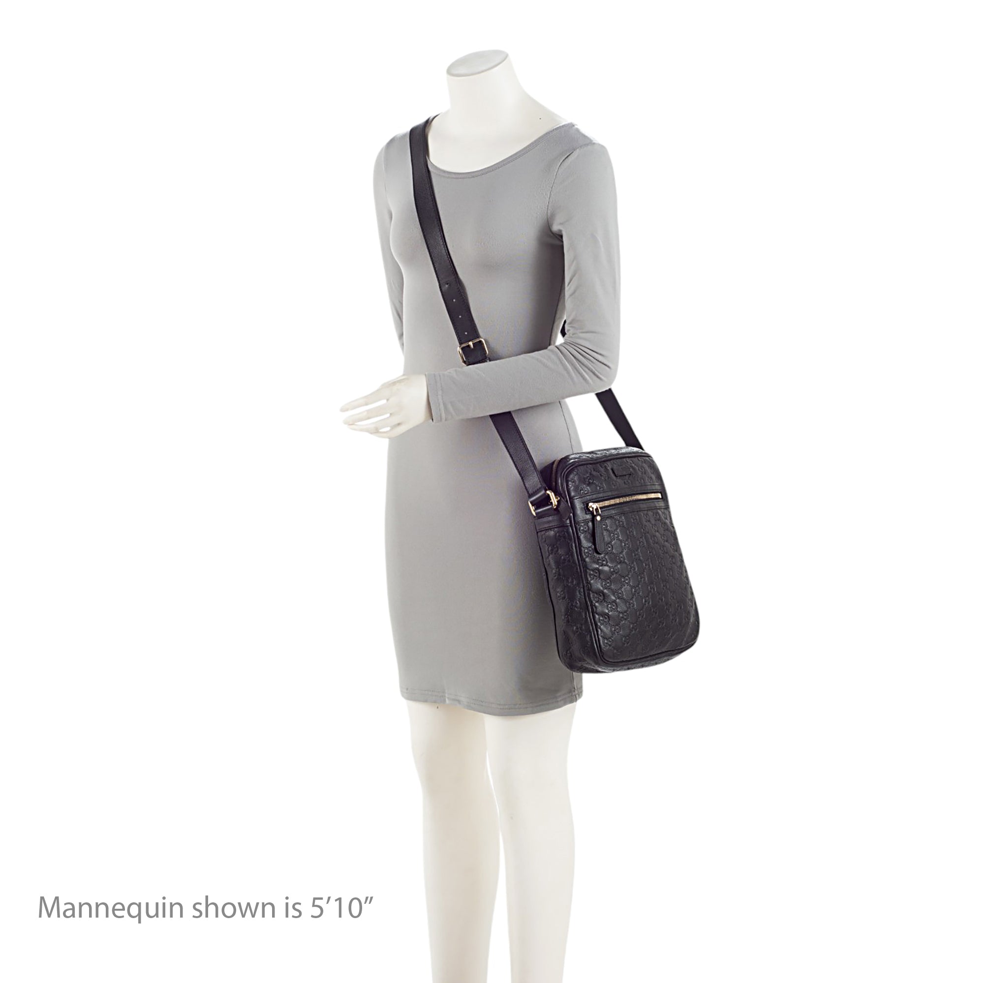 Gucci Guccissima Leather Messenger (SHF-poP2VB)