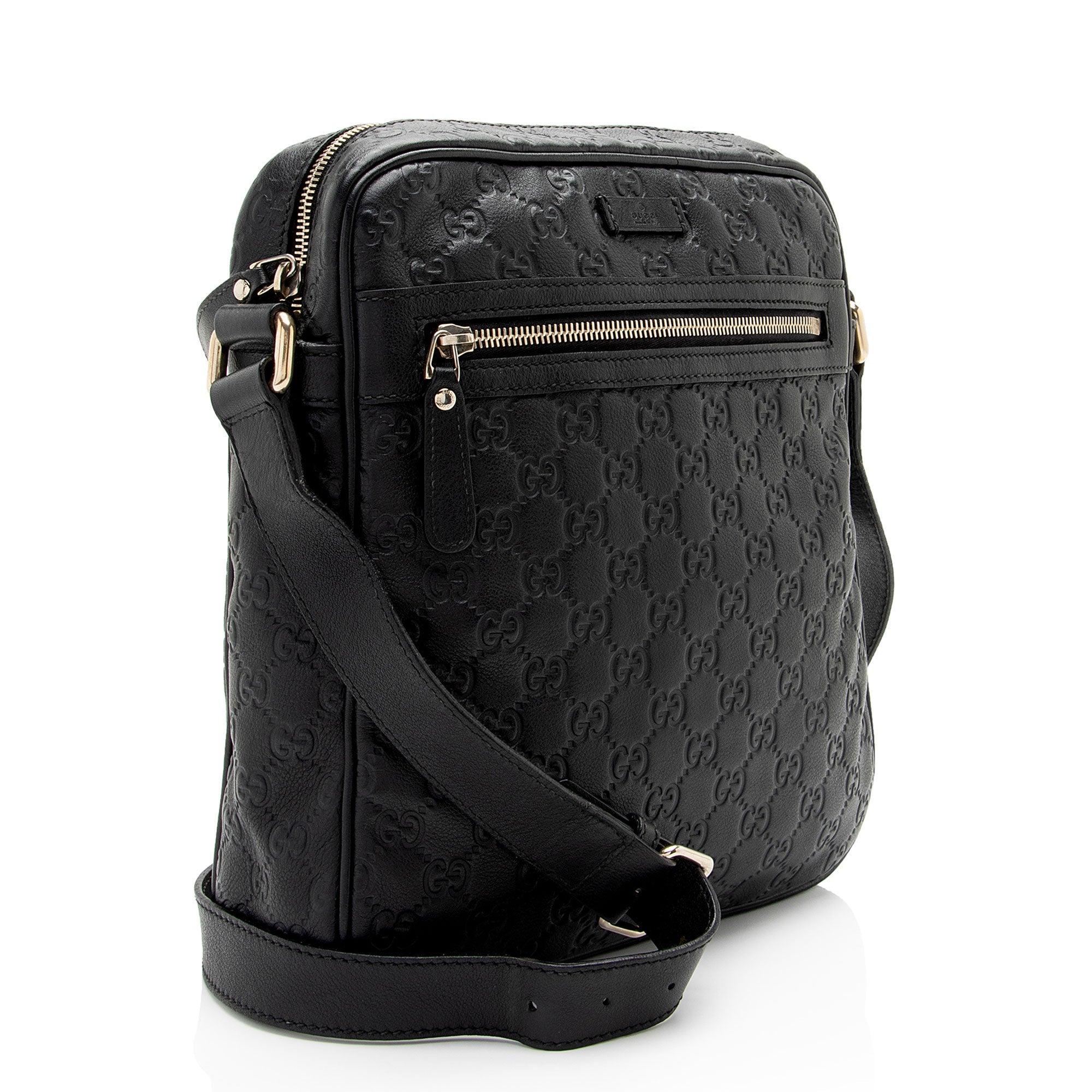 Gucci Guccissima Leather Messenger (SHF-poP2VB)
