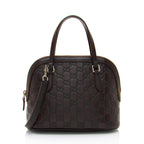 Gucci Guccissima Leather Dome Small Satchel