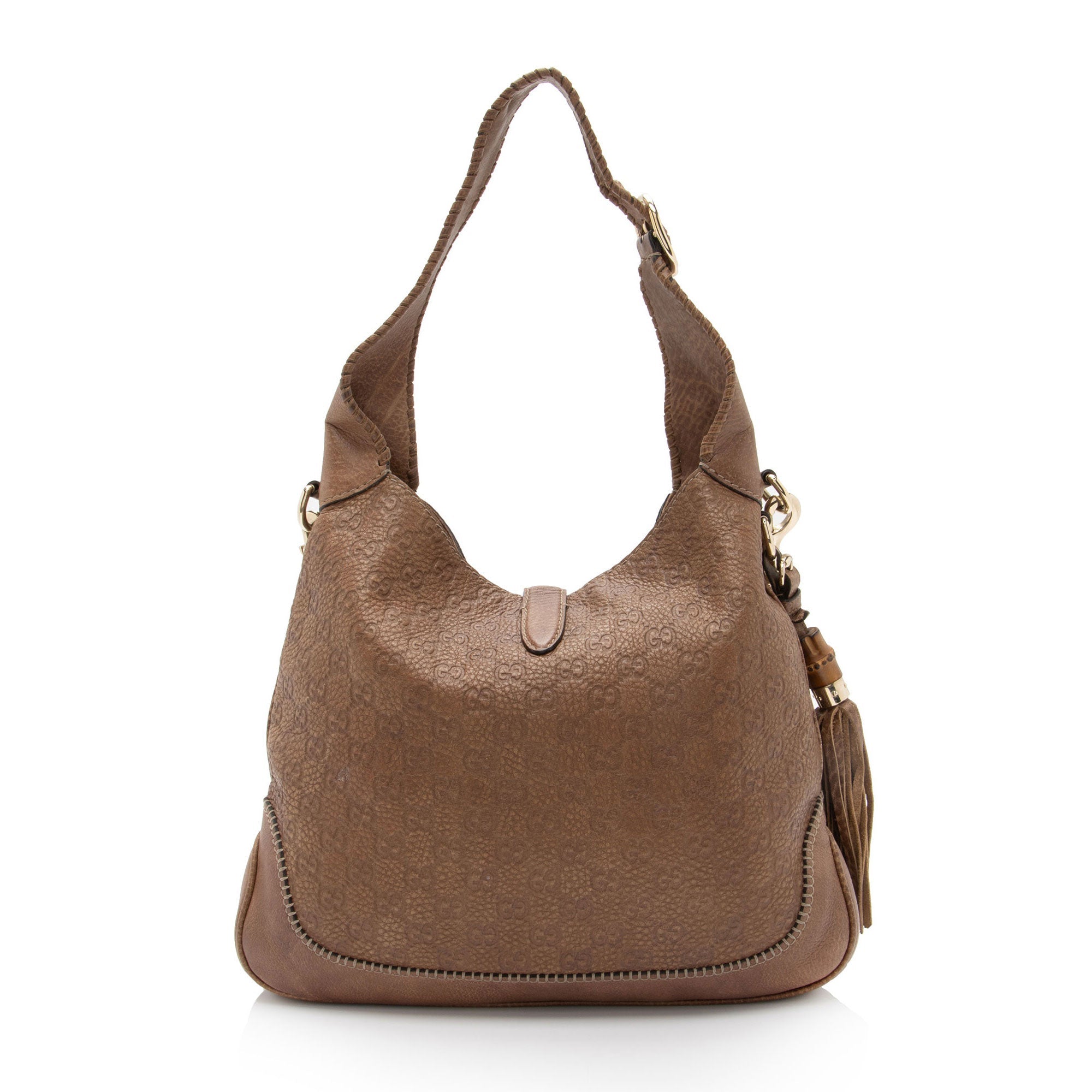 Gucci Guccissima Leather New Jackie Shoulder Bag (SHF-X3hb0o)