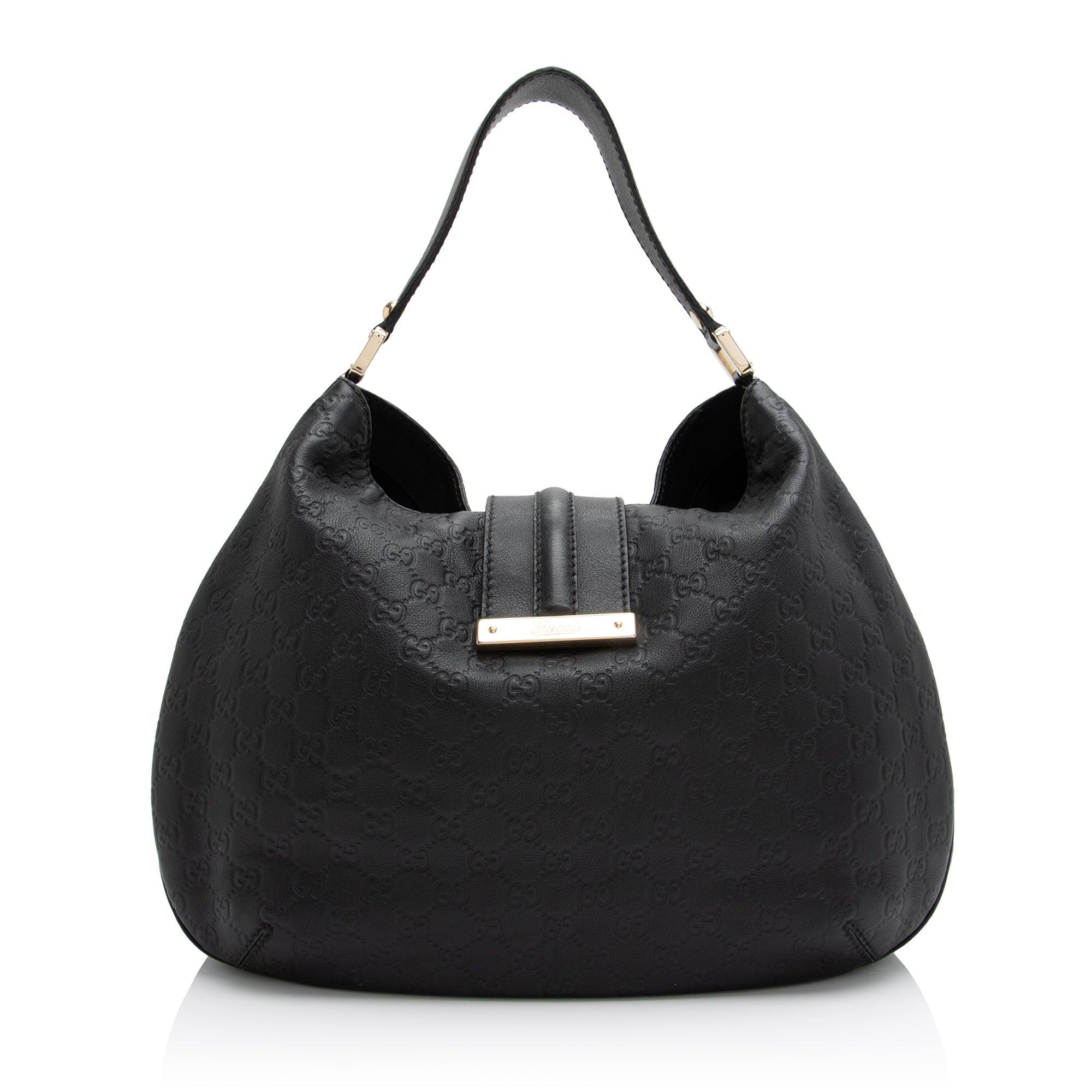 Gucci Guccissima Leather New Ladies Large Hobo (SHF-23392)