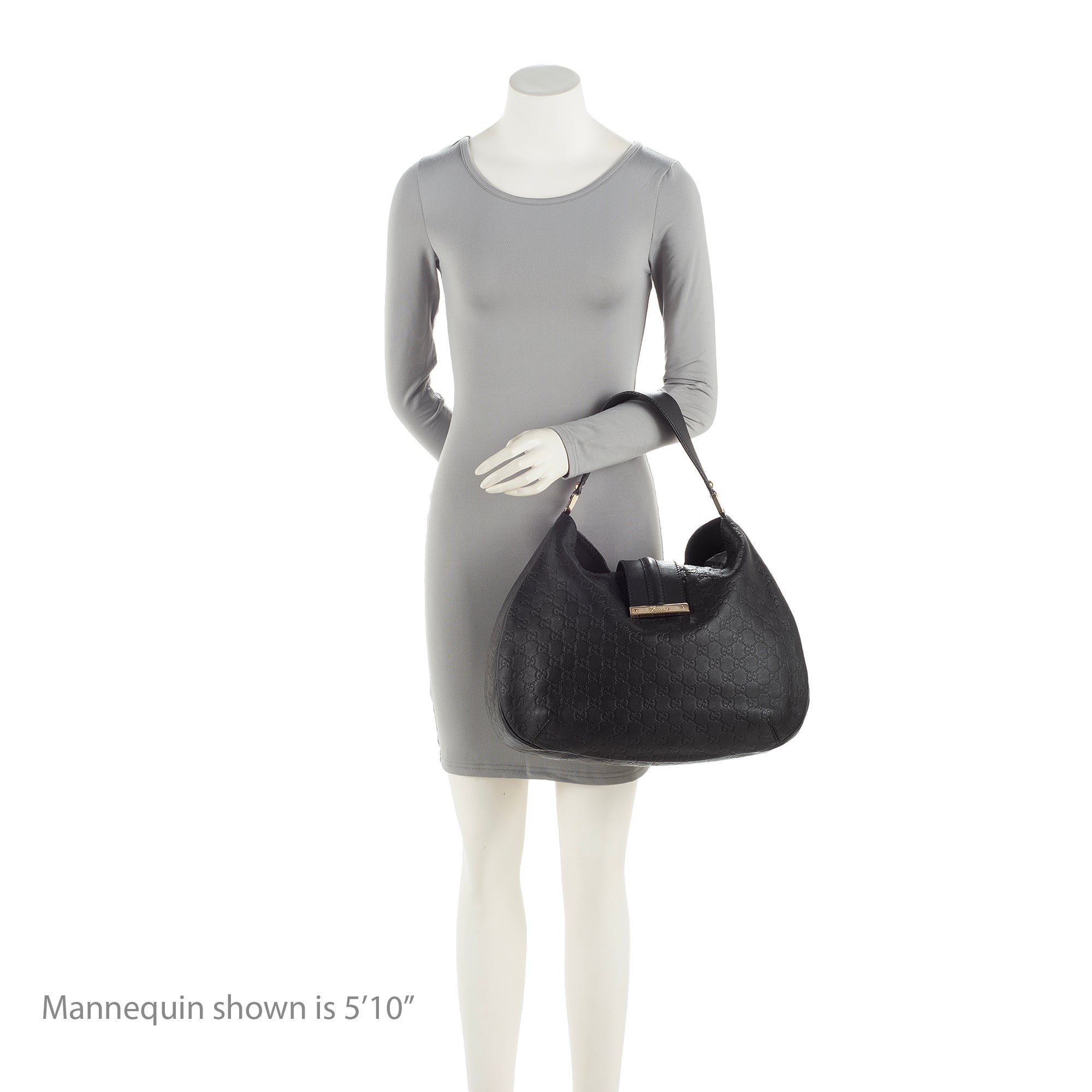 Gucci Guccissima Leather New Ladies Large Hobo (SHF-23392)