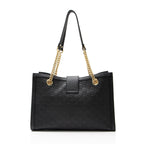 Gucci Guccissima Leather Padlock Chain Medium Shoulder Bag