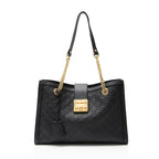 Gucci Guccissima Leather Padlock Chain Medium Shoulder Bag