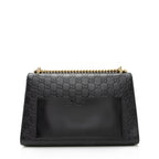 Gucci Guccissima Leather Padlock Medium Shoulder Bag (SHF-22514)