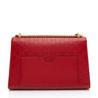 Gucci Guccissima Leather Padlock Medium Shoulder Bag (SHF-fXEhOA)