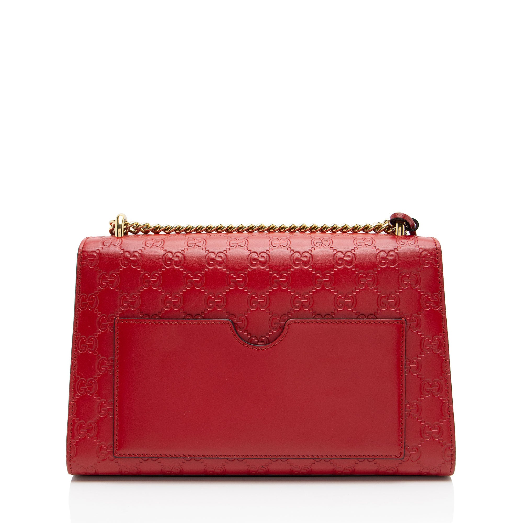 Gucci Guccissima Leather Padlock Medium Shoulder Bag (SHF-83LvCg)
