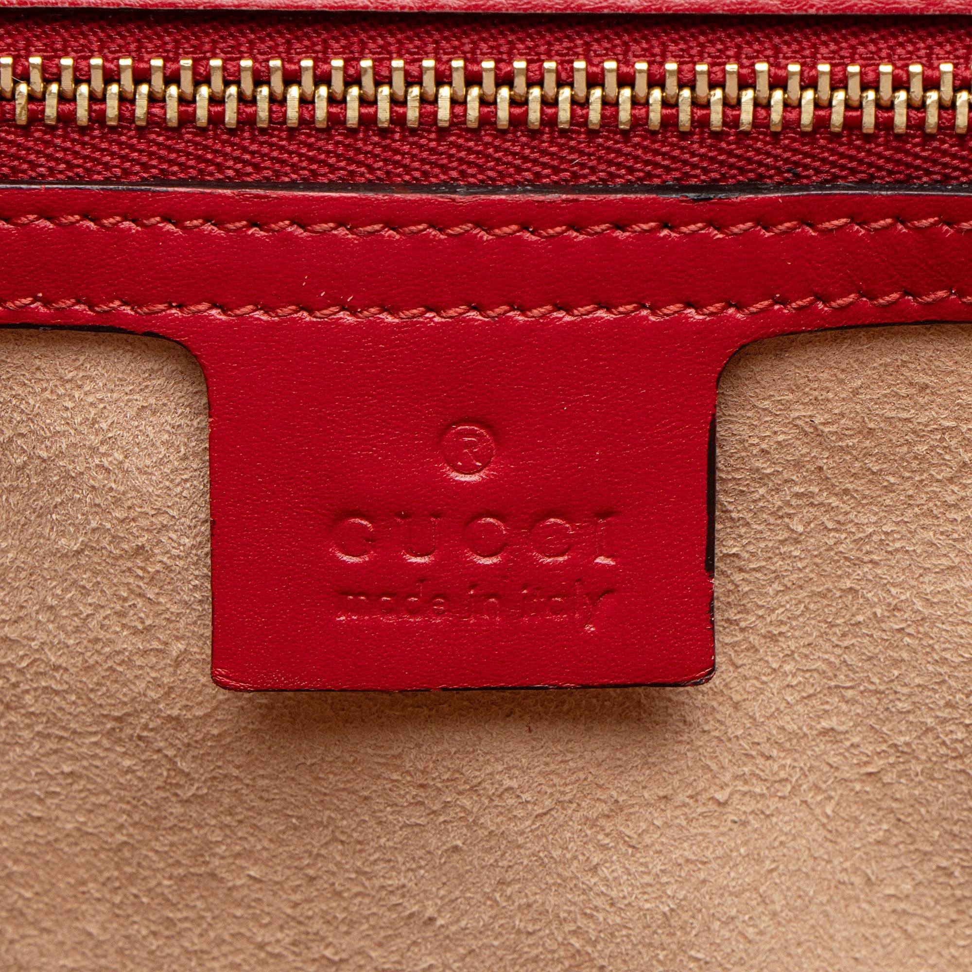 Gucci Guccissima Leather Padlock Medium Shoulder Bag (SHF-83LvCg)