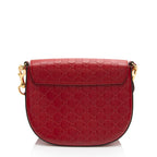 Gucci Guccissima Leather Padlock Saddle Medium Shoulder Bag (SHF-hLwZmE)