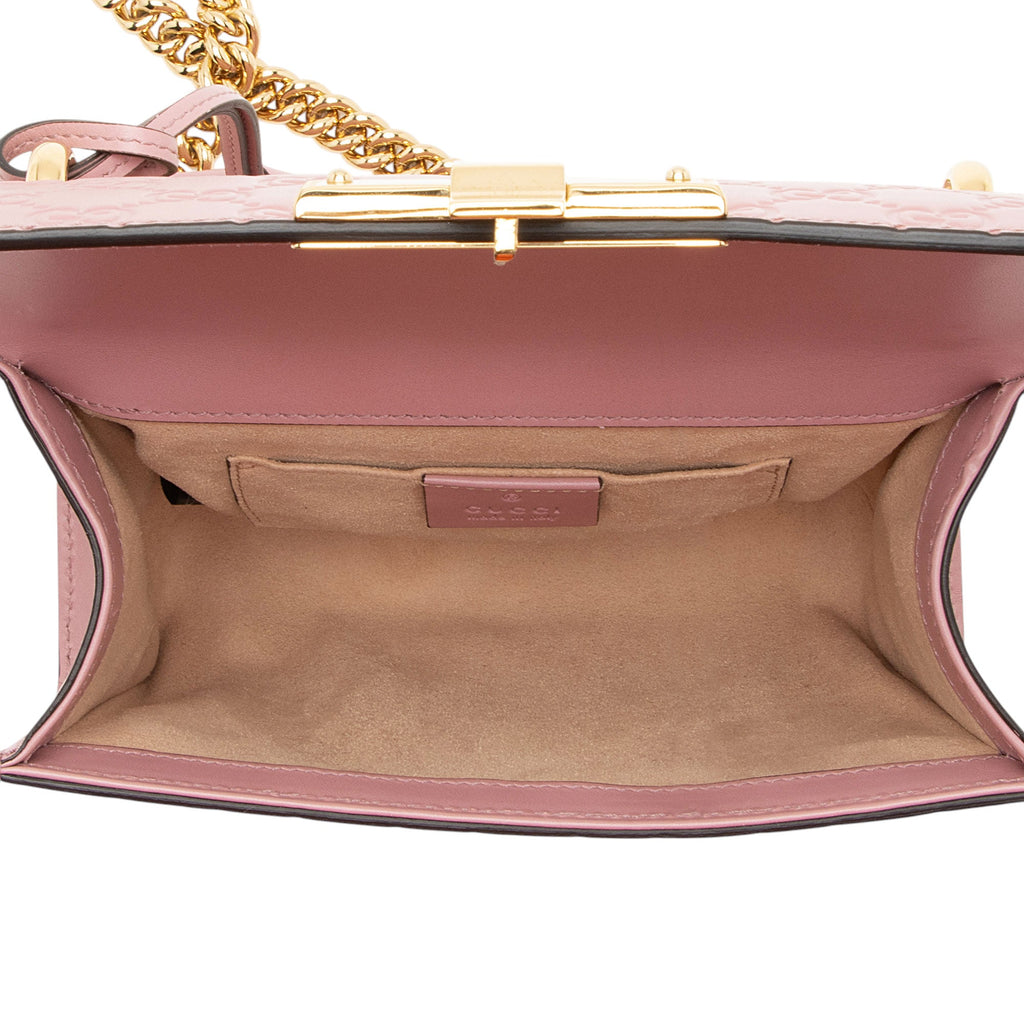 Gucci Guccissima Leather Padlock Small Shoulder Bag