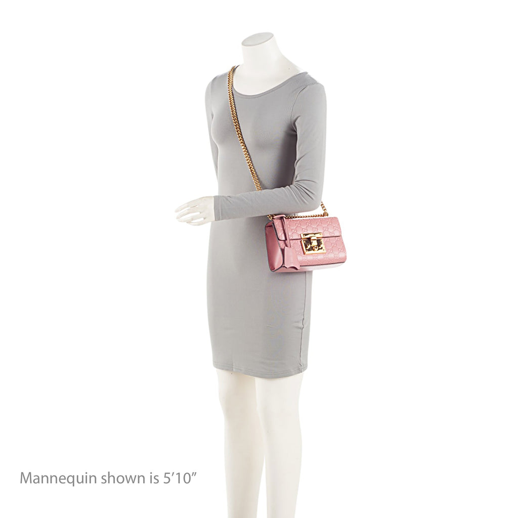 Gucci Guccissima Leather Padlock Small Shoulder Bag