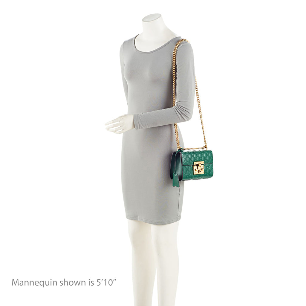 Gucci Guccissima Leather Padlock Small Shoulder Bag