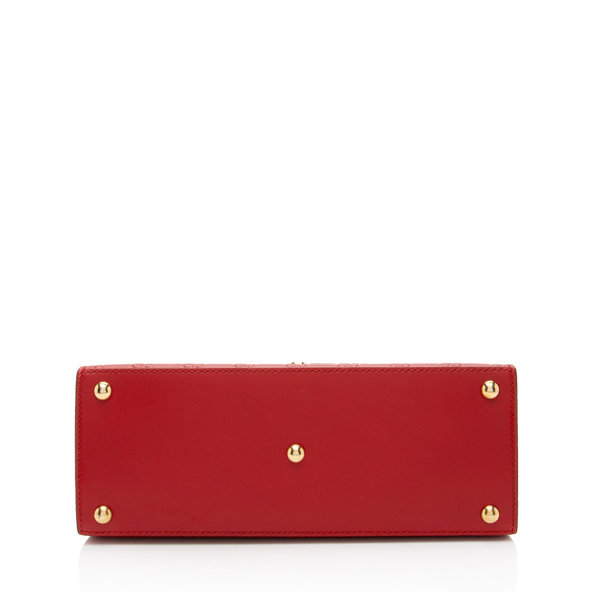 Gucci Guccissima Leather Padlock Small Top Handle