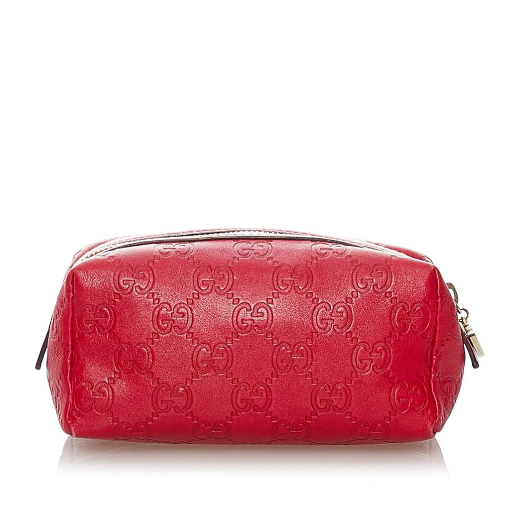 Gucci Guccissima Leather Pouch (SHG-30903)