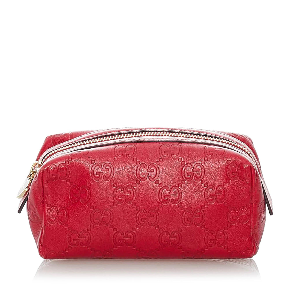 Gucci Guccissima Leather Pouch (SHG-30903)