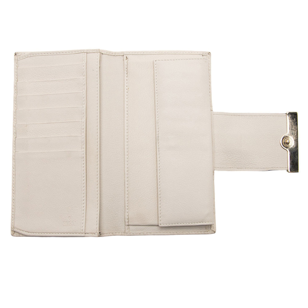 Gucci Guccissima Leather Script Wallet