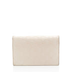 Gucci Guccissima Leather Signature Bow Mini Wallet on Chain