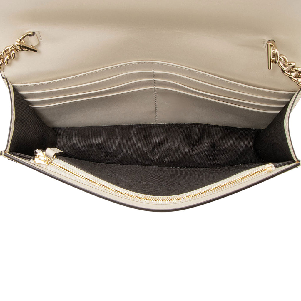 Gucci Guccissima Leather Signature Bow Mini Wallet on Chain