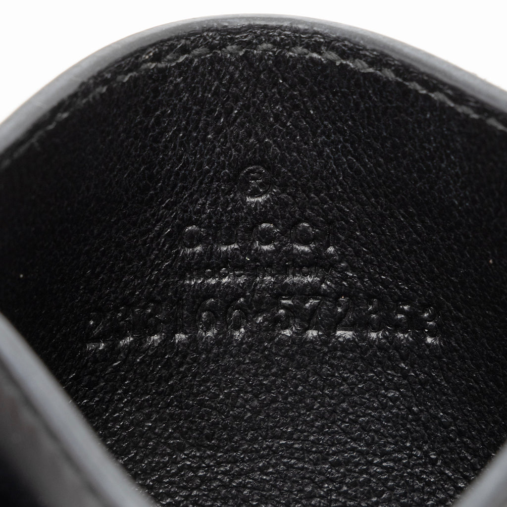 Gucci Guccissima Leather Signature Card Case (SHF-DJGb1D)