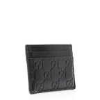 Gucci Guccissima Leather Signature Card Case (SHF-DJGb1D)