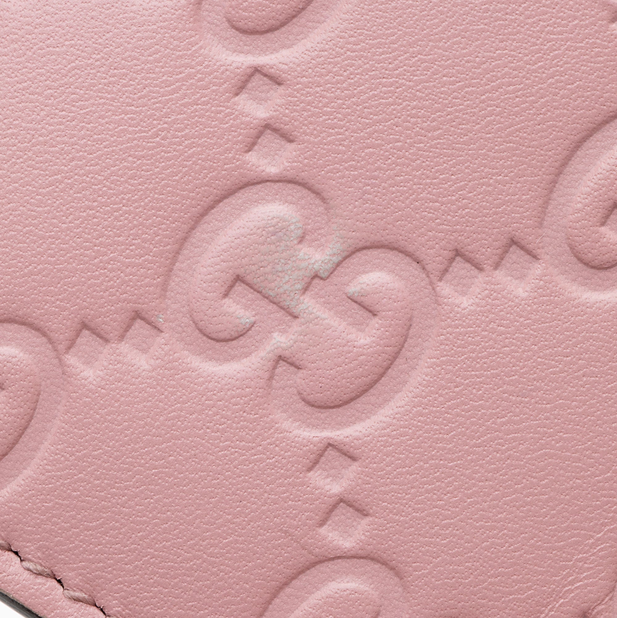 Gucci Guccissima Leather Signature Card Case