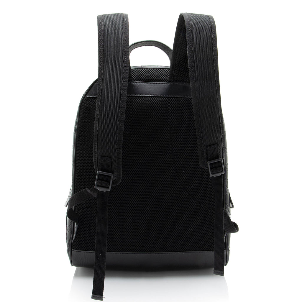 Gucci Guccissima Leather Signature Medium Backpack