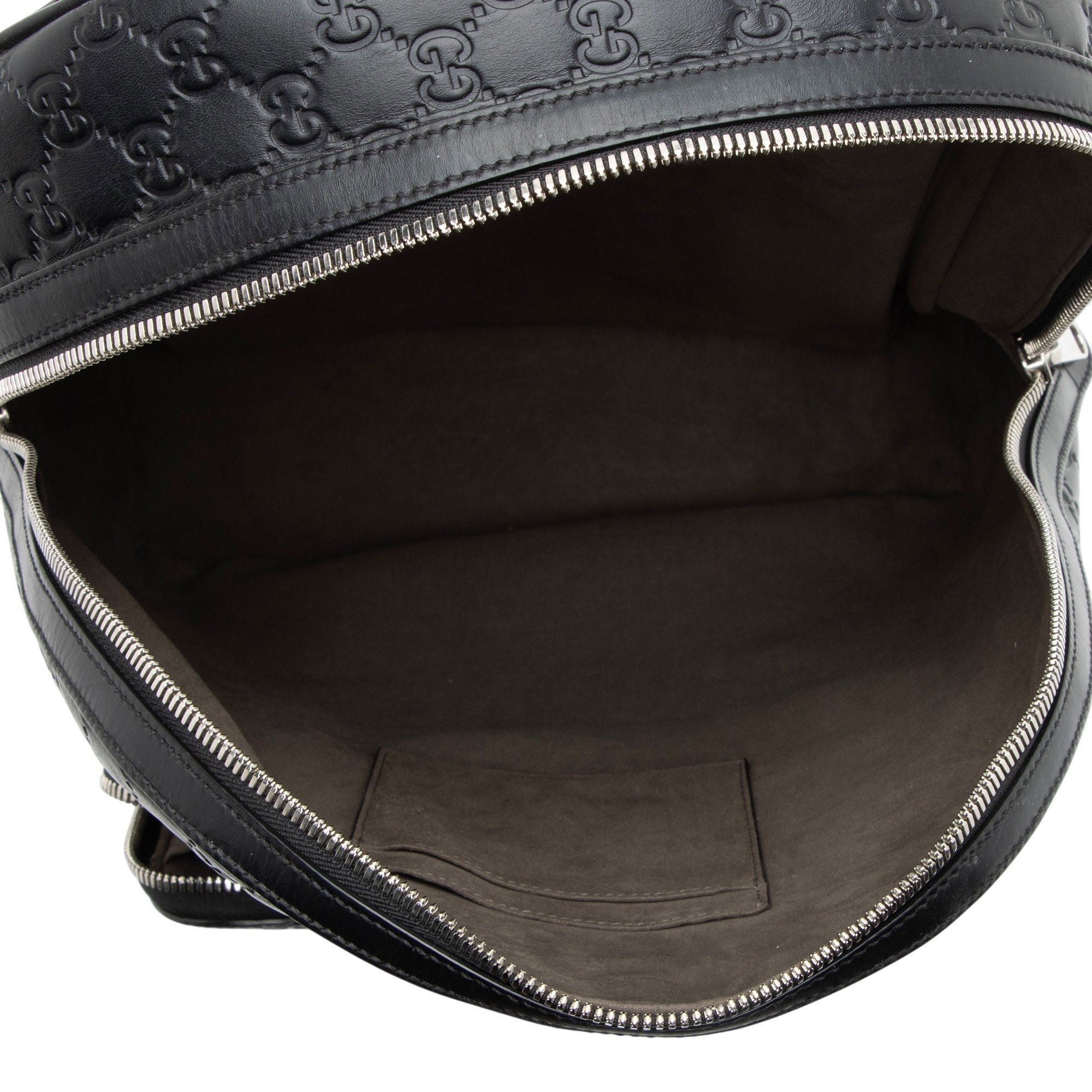 Gucci Guccissima Leather Signature Medium Backpack