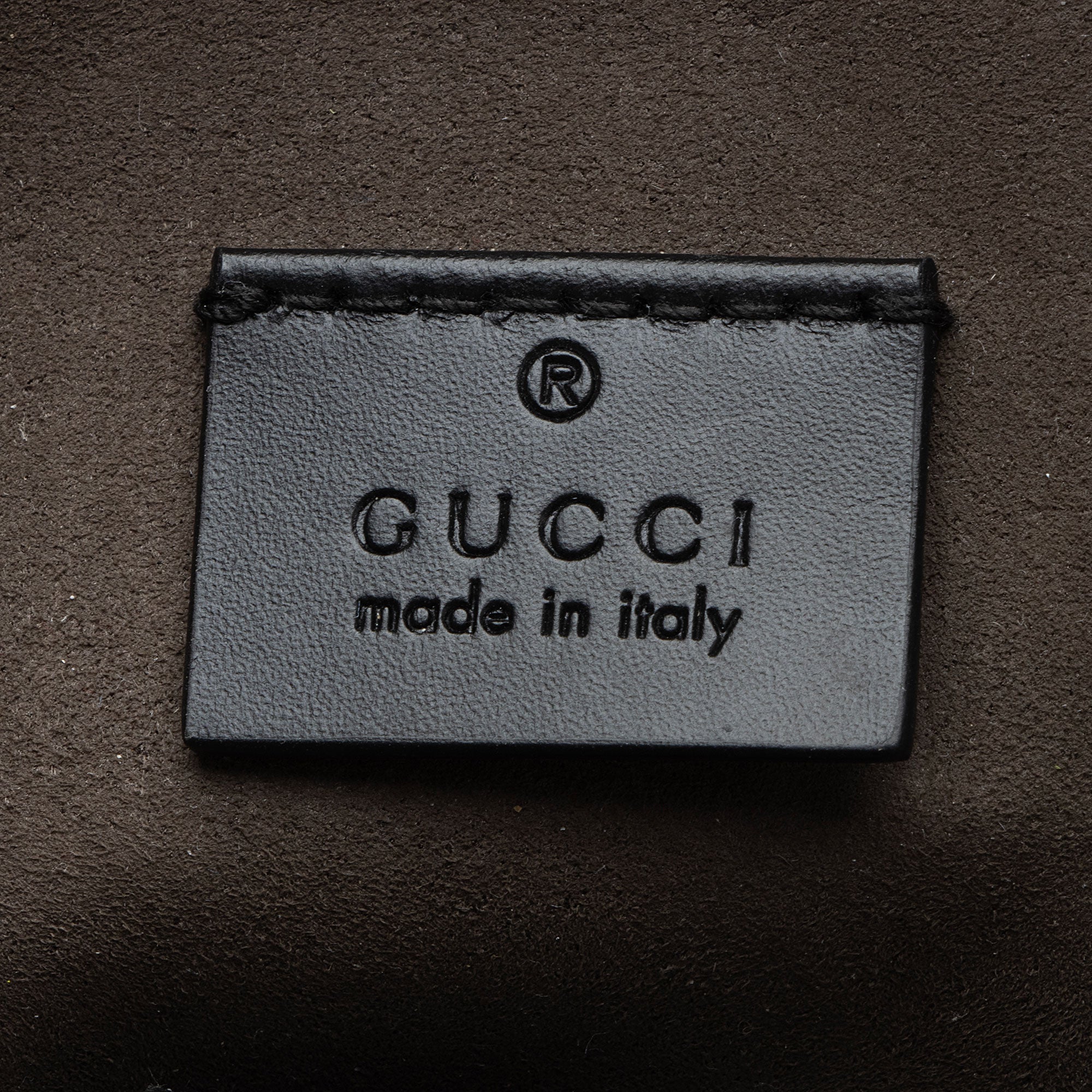 Gucci Guccissima Leather Signature Medium Backpack