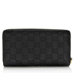 Gucci Guccissima Leather Signature Zip Around Wallet (SHF-21971)