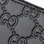 Gucci Guccissima Leather Signature Zip Around Wallet (SHF-21971)