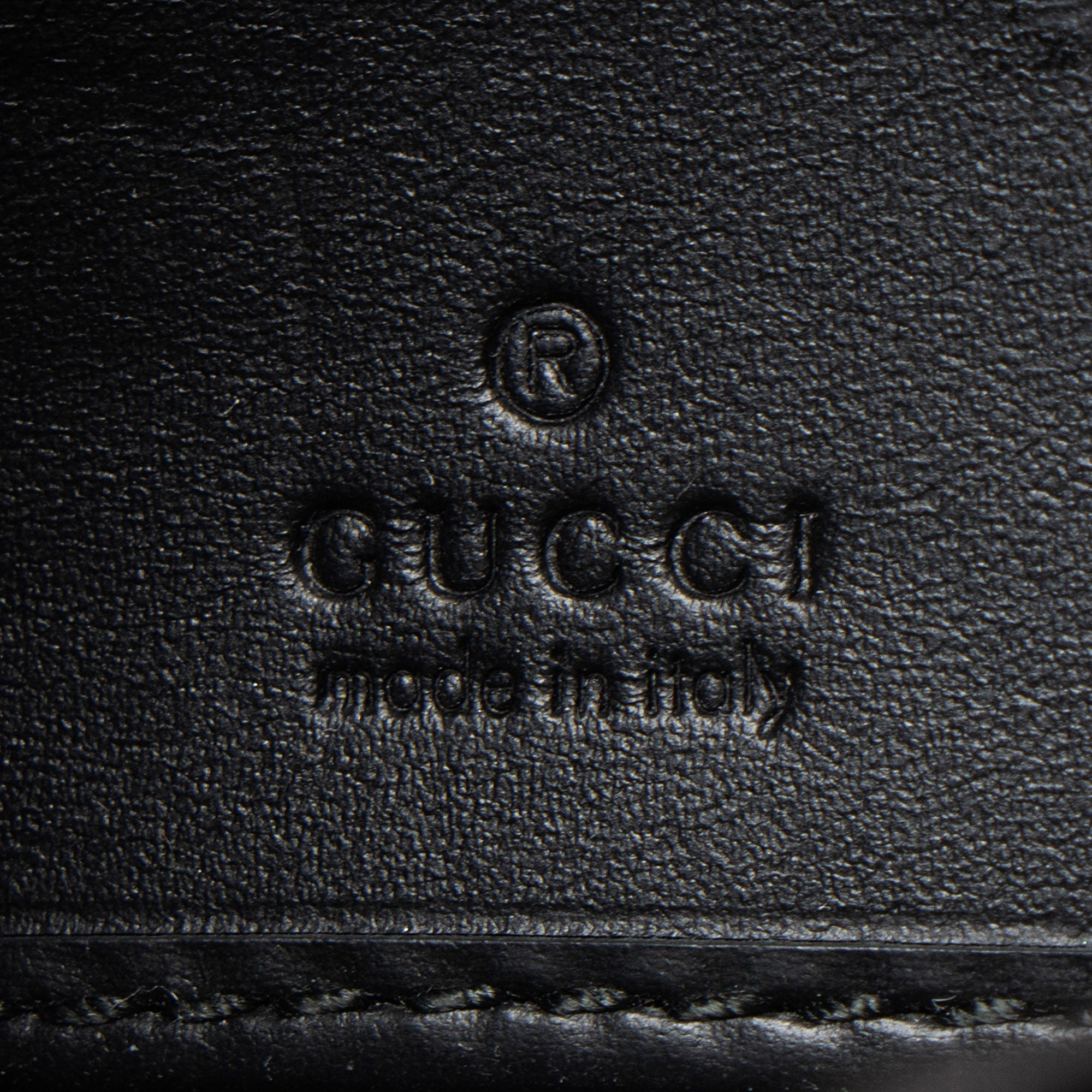 Gucci Guccissima Leather Signature Zip Around Wallet