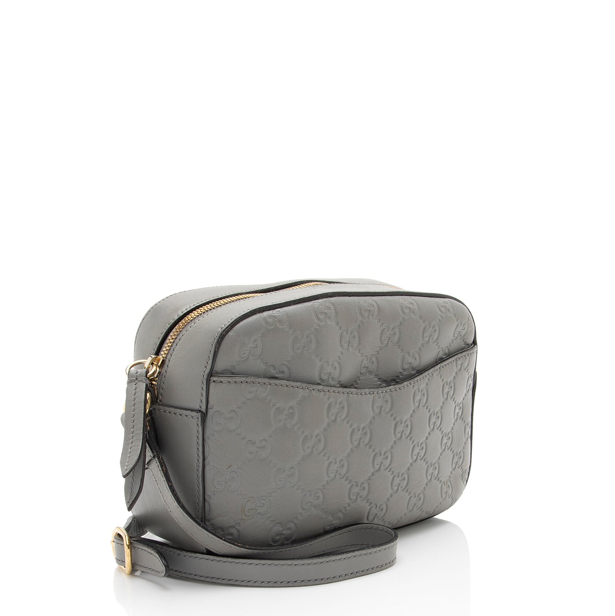 Gucci Guccissima Leather Small Camera Bag