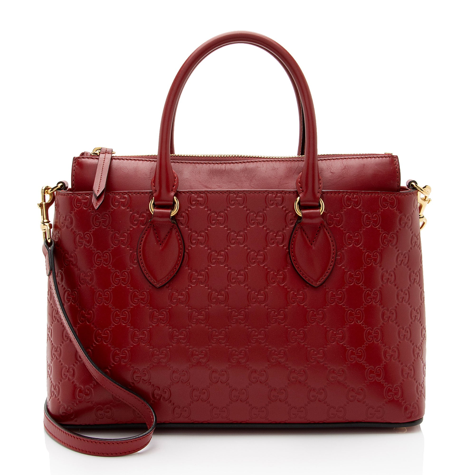 Gucci Guccissima Leather Small Tote (SHF-6jfM9Q)