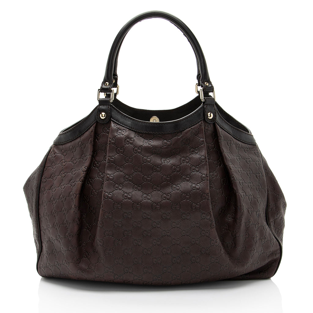 Gucci Guccissima Leather Sukey Large Tote