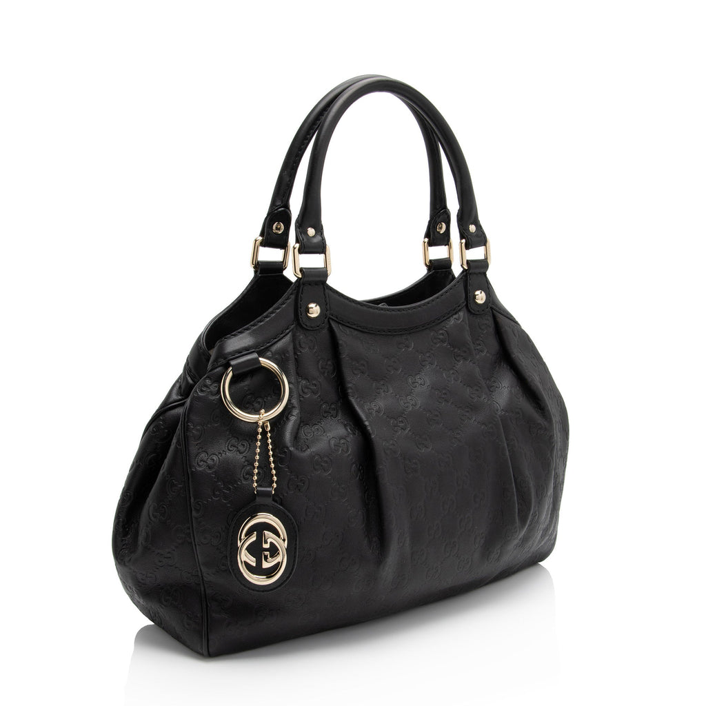 Gucci Guccissima Leather Sukey Medium Tote (SHF-BFijXk)