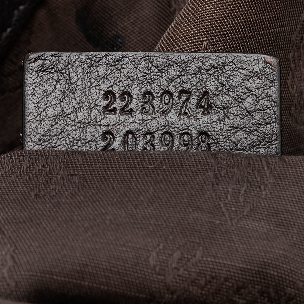 Gucci Guccissima Leather Sukey Satchel (SHF-21288)