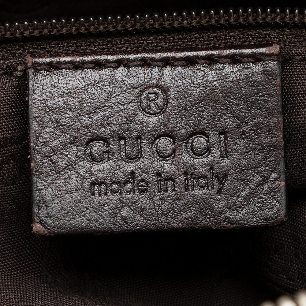 Gucci Guccissima Leather Sukey Satchel (SHF-21288)