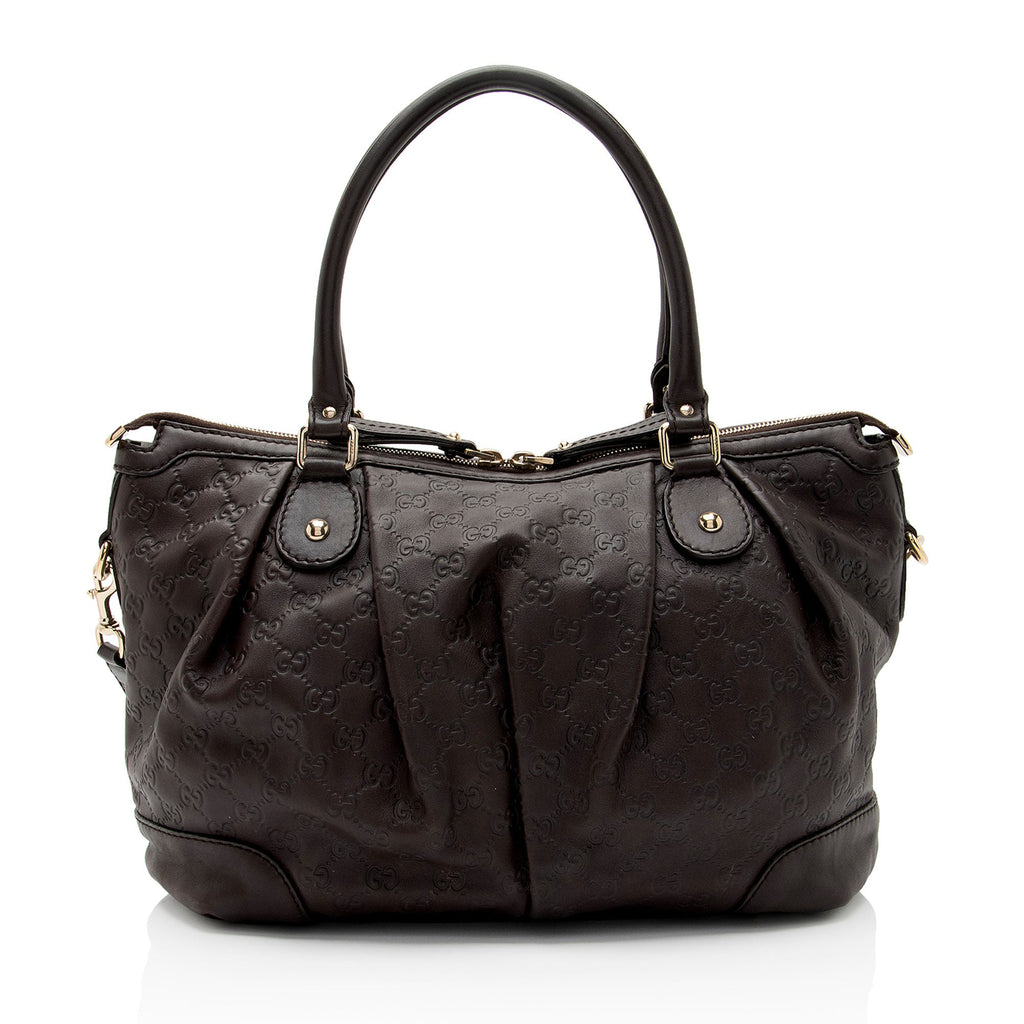 Gucci Guccissima Leather Sukey Large Satchel (SHF-lHKBBq)