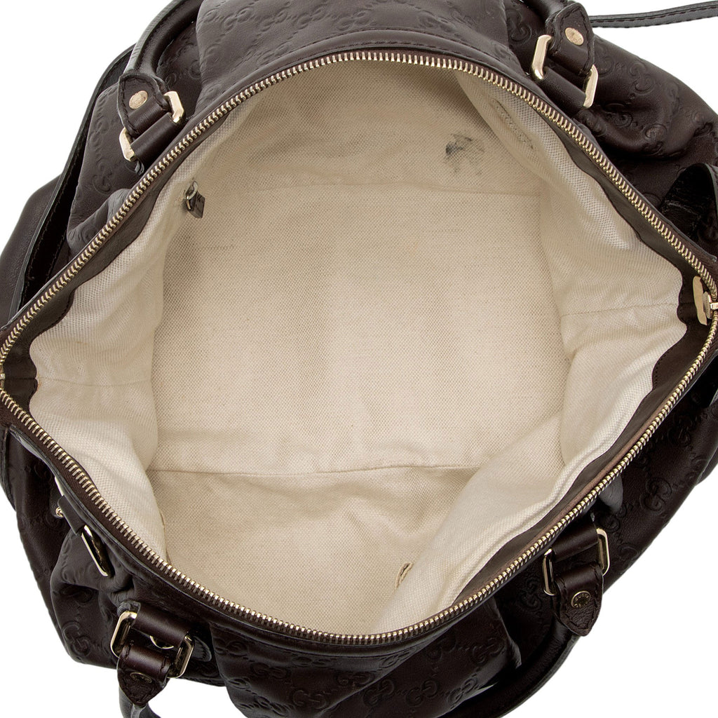 Gucci Guccissima Leather Sukey Large Satchel (SHF-lHKBBq)