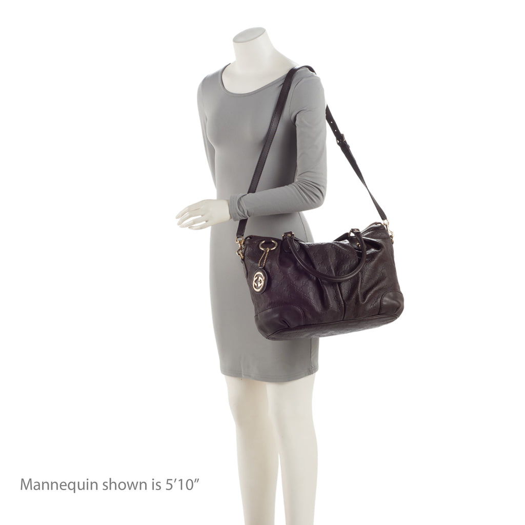 Gucci Guccissima Leather Sukey Large Satchel (SHF-lHKBBq)