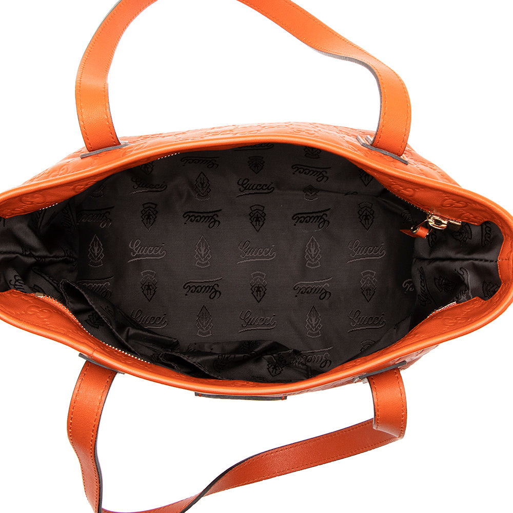 Gucci Guccissima Leather Tote (SHF-19263)