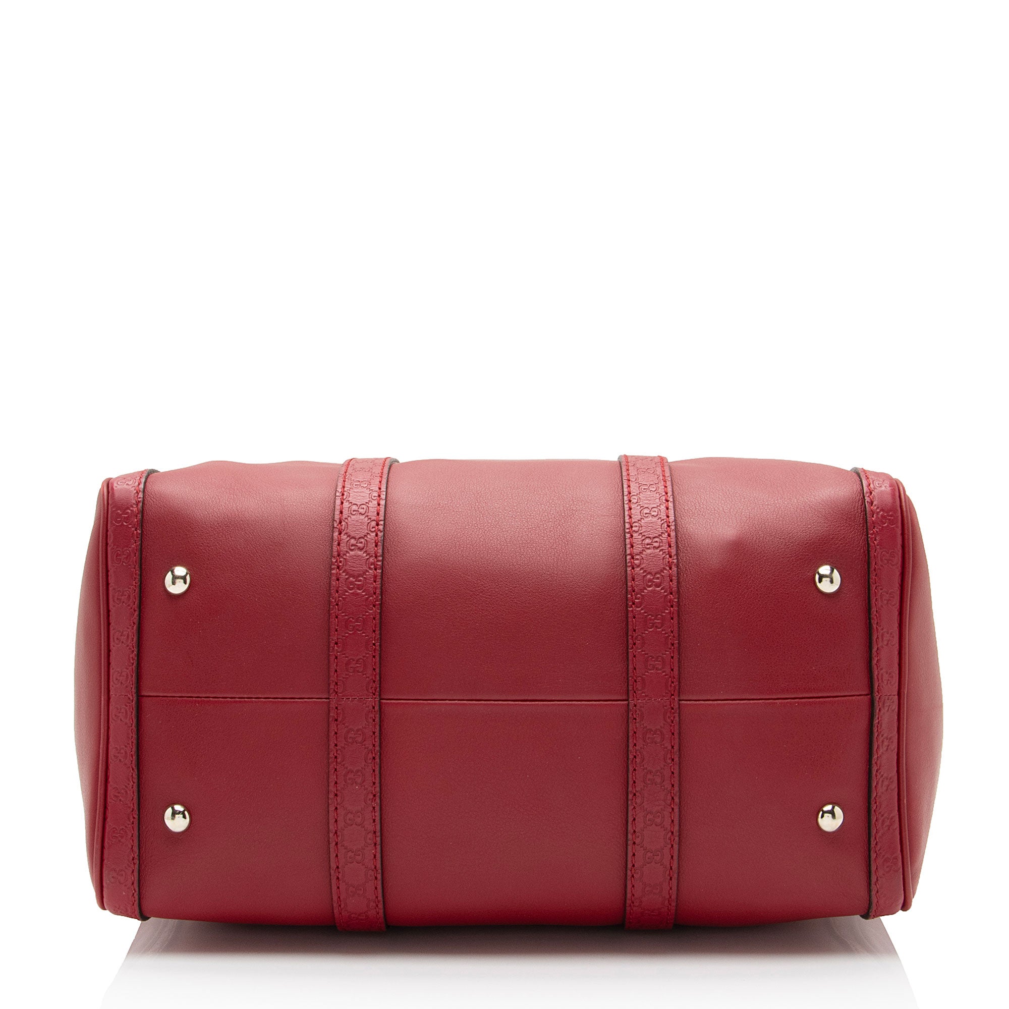 Gucci Leather Guccissima Trim Joy Boston Satchel