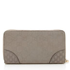 Gucci Guccissima Leather Zip Around Wallet - FINAL SALE (SHF-18997)