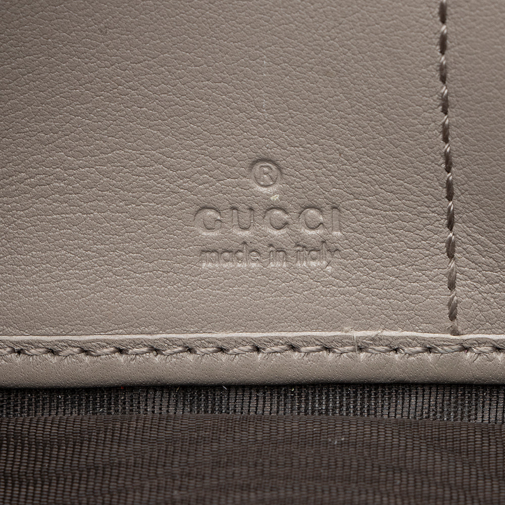 Gucci Guccissima Leather Zip Around Wallet - FINAL SALE (SHF-18997)