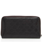 Gucci Guccissima Leather Zip Around Wallet (SHF-HM3fsw)
