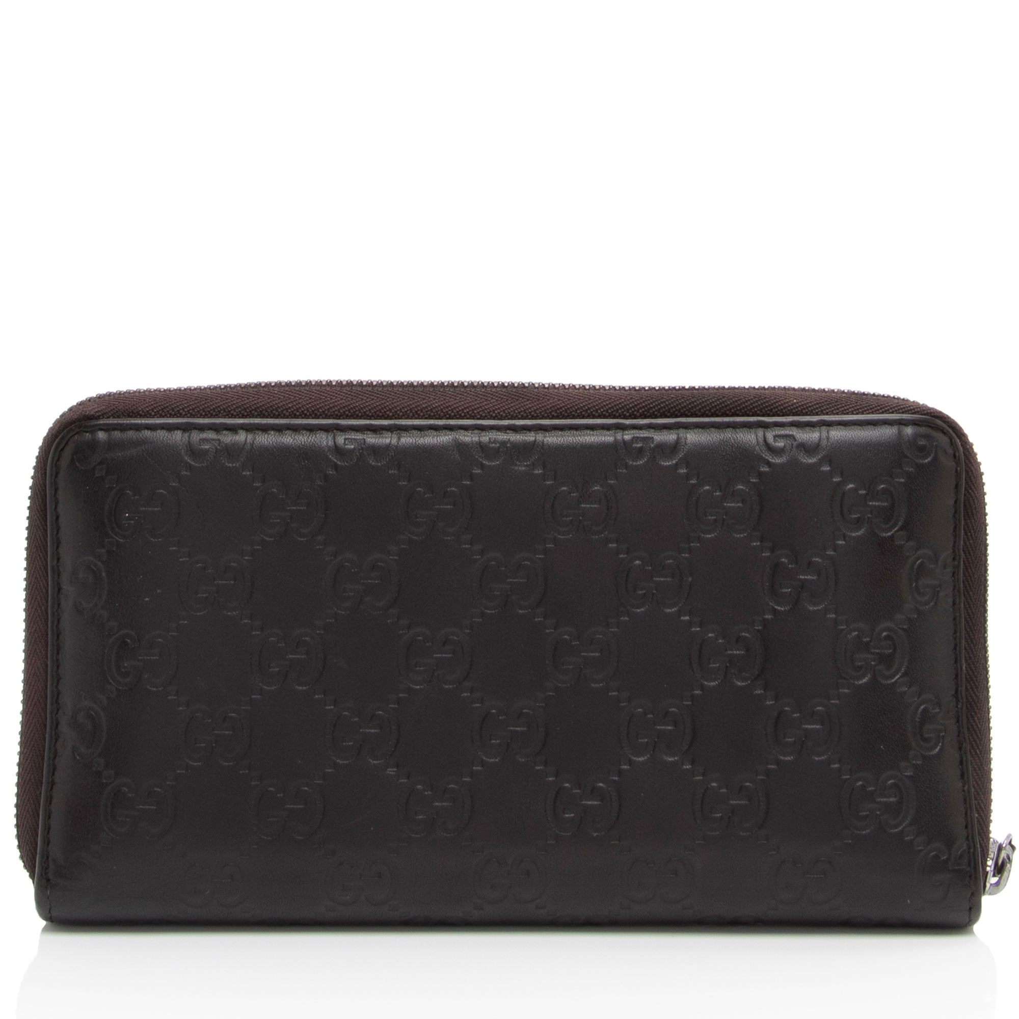 Gucci Guccissima Leather Zip Around Wallet (SHF-HM3fsw)